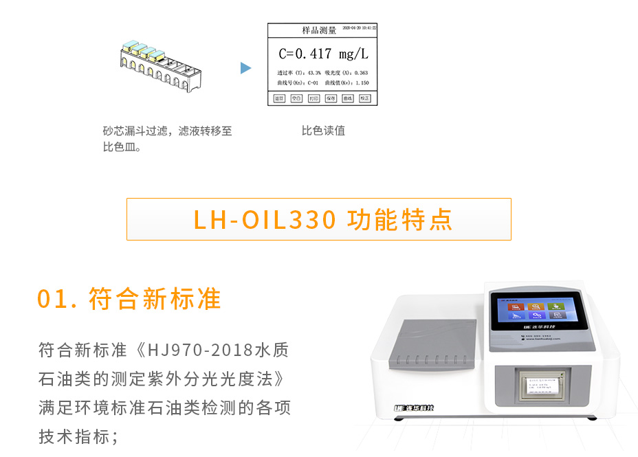 連華科技LH-OIL330紫外測(cè)油儀